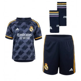 Real Madrid Rodrygo Goes #11 Gostujuci Dres za djecu 2023-24 Kratak Rukav (+ Kratke hlače)